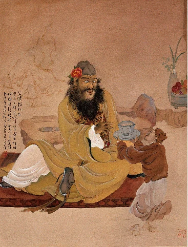 李蘇羽《戴花鍾馗》